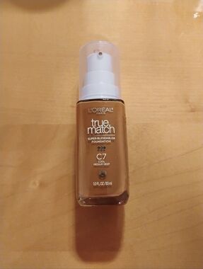 L'Oréal True Match Foundation C7 Cool Medium Deep - Cream Shade~NWT